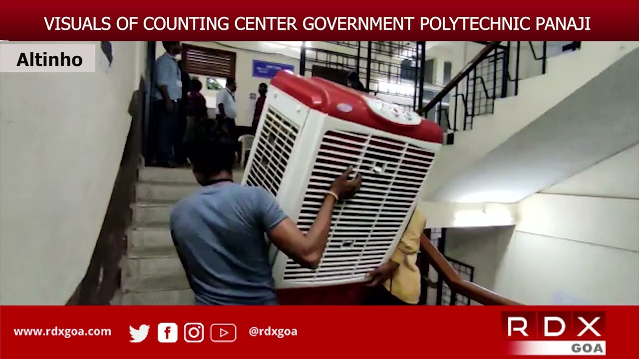 VISUALS OF COUNTING CENTER GOVERNMENT POLYTECHNIC PANAJI