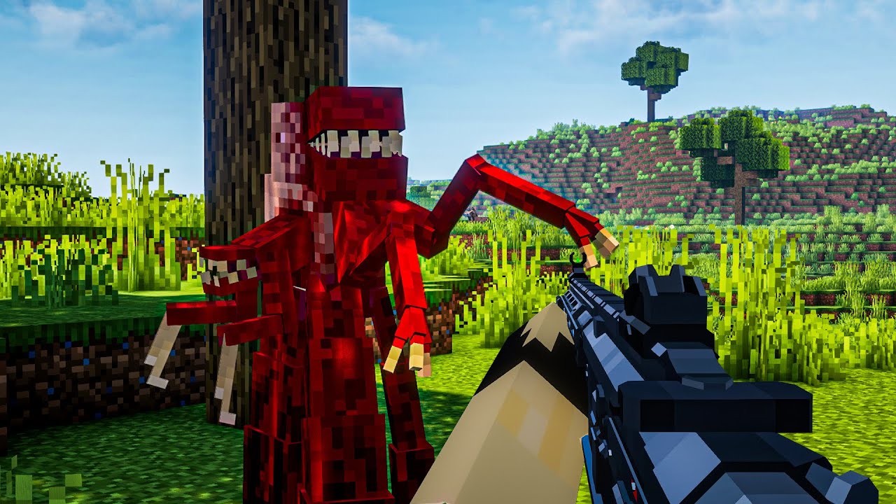 Adicionei ARMAS contra uma INFESTAÇÃO DE PARASITAS no minecraft!