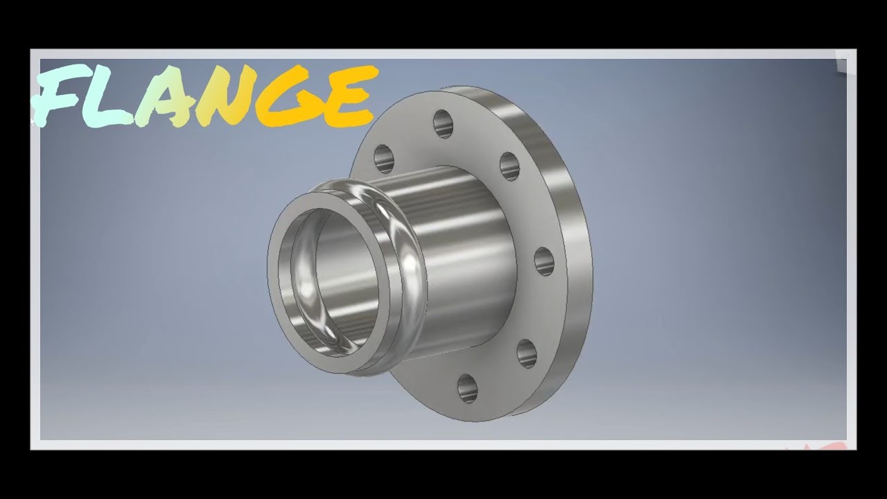 INVENTOR 2018, #TUTORIAL - FLANGE