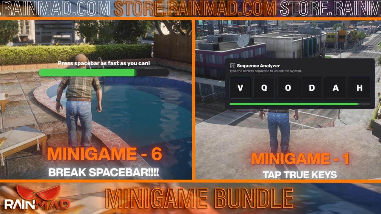 Minigame Bundle (16 Minigame) | FiveM Script