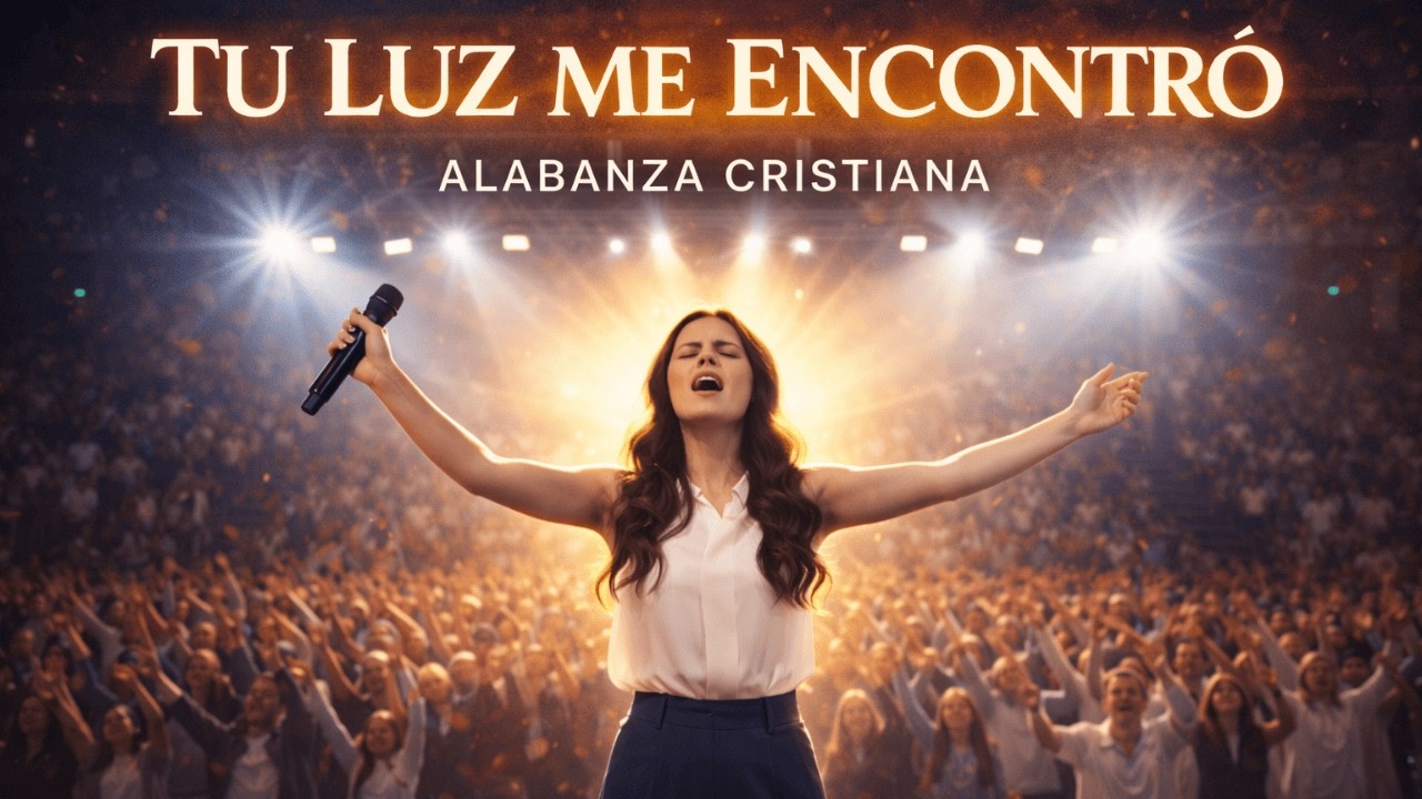 TU LUZ ME ENCONTRÓ 🙏 Alabanza Cristiana Poderosa de Fe, Esperanza y Salvación