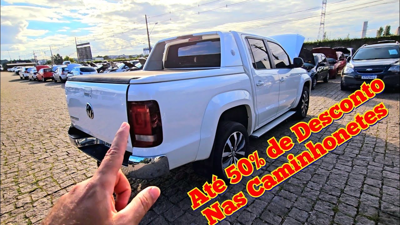 CAMINHONETES e PICAPES Por METADE do PREÇO no LEILÃO de BANCO