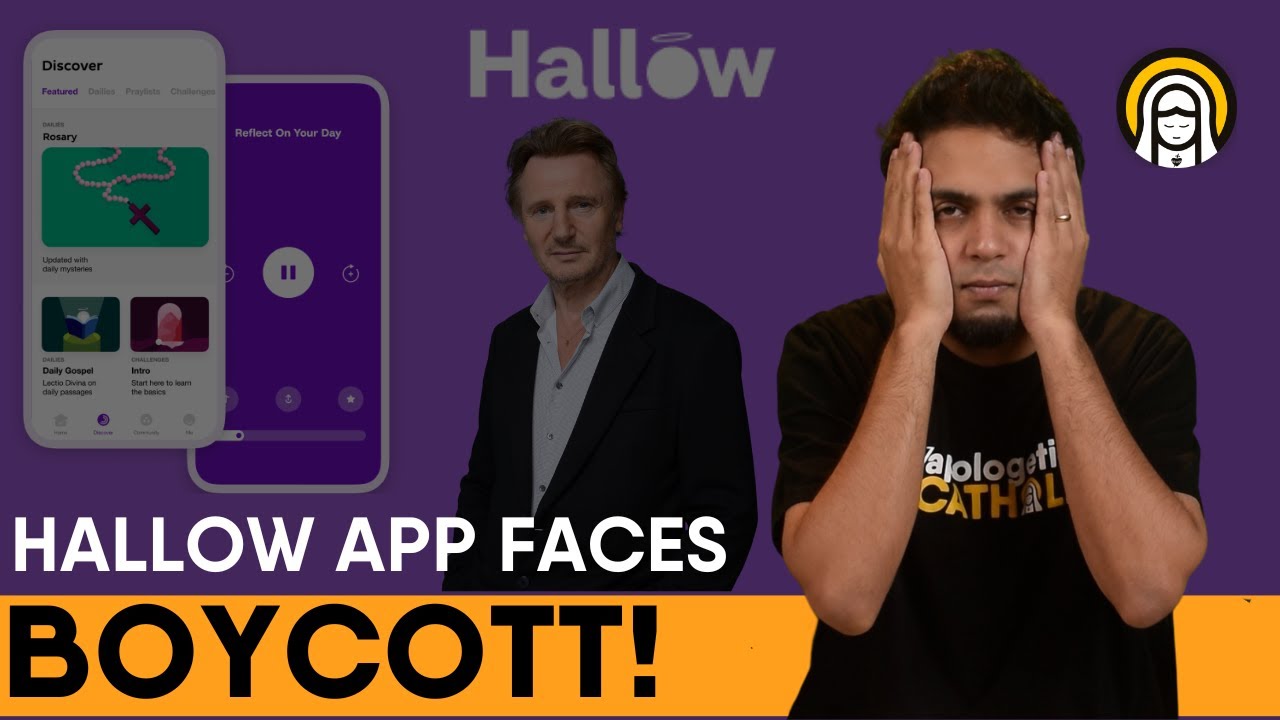 Is Deleting The Hallow Catholic App Worth It? Review Ft. Liam Neeson & Jonathan Roumie | Lent 2024