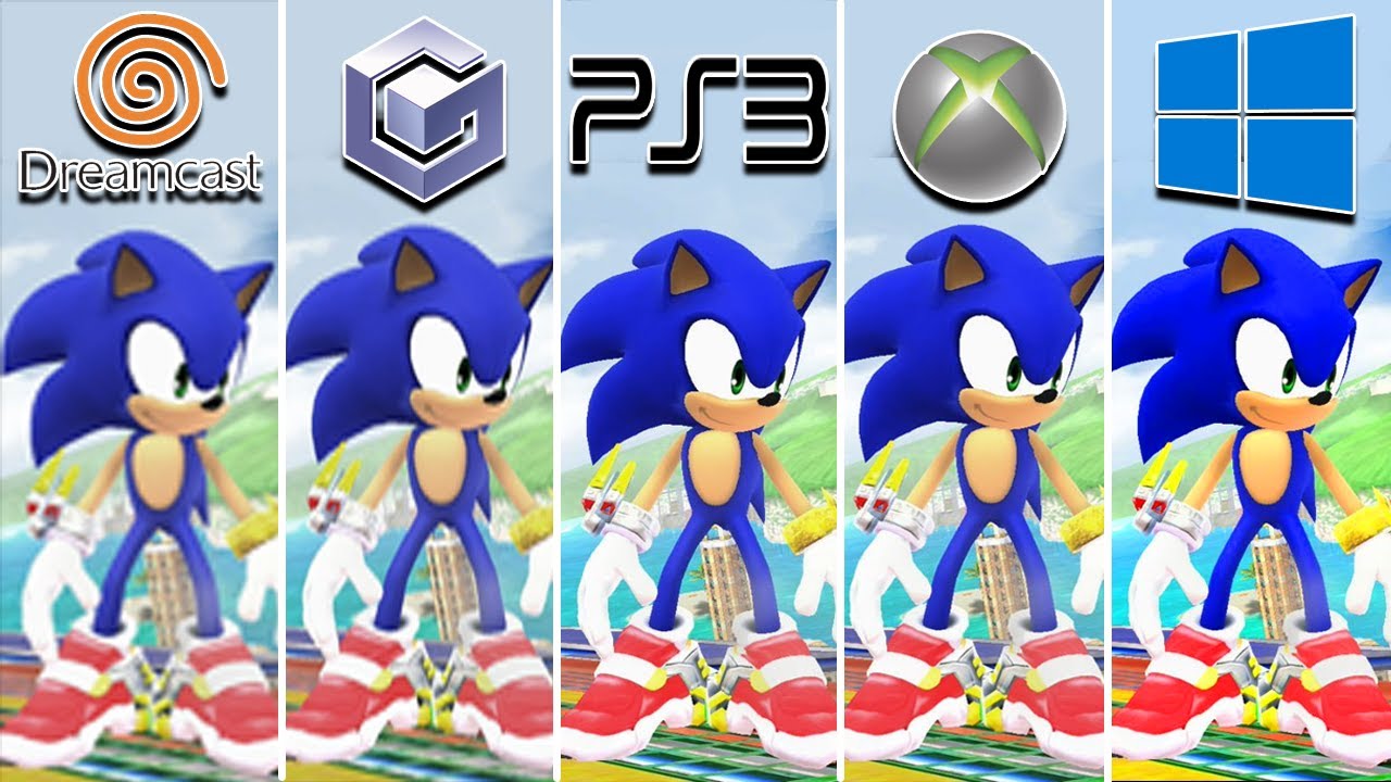 Sonic Adventure 2 (2001) Dreamcast vs Gamecube vs PS3 vs XBOX 360 vs PC ( Which One is Better?)