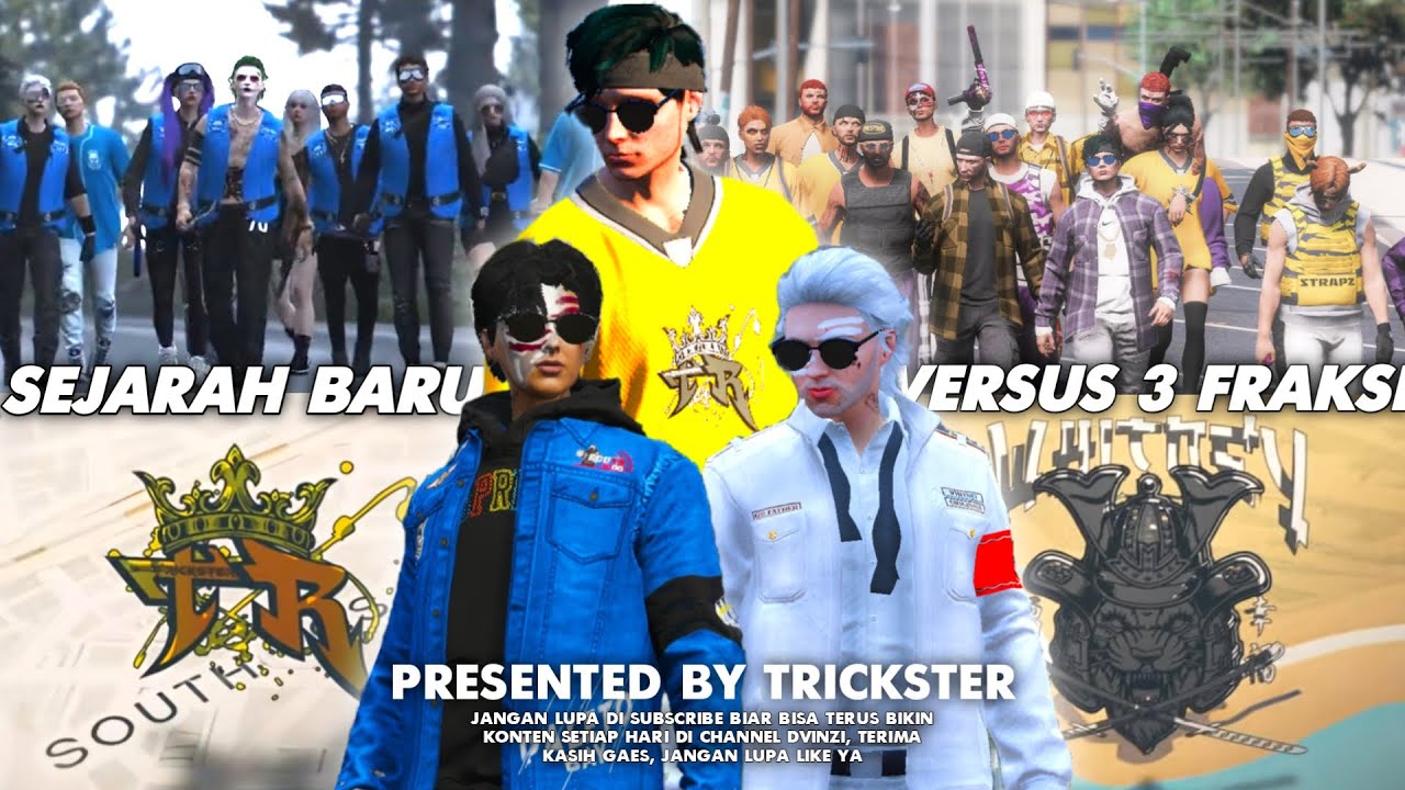 TRICKSTER MERATAKAN 3 KELOMPOK DALAM SATU MALAM !! SEJARAH TERULANG KEMBALI !! GTA V ROLEPLAY