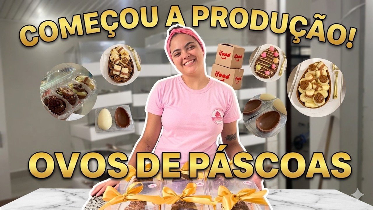 COMEÇAMOS NOSSA PRODUÇÃO DE PÁSCOA!