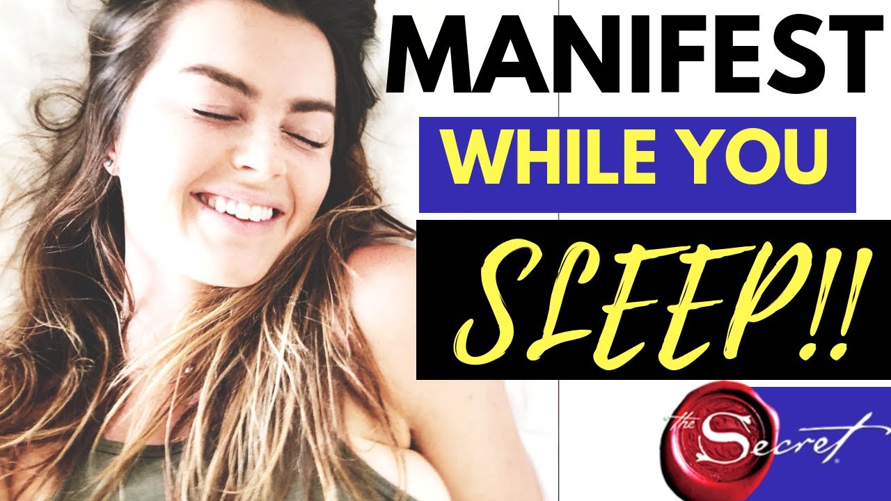 Shocking Law of Attraction SLEEP TECHNIQUE For Attracting What You Want (MANIFEST WHILE SLEEPING!!)