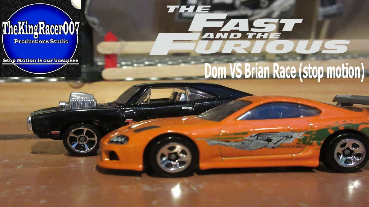 Hot Wheels - The Fast and the Furious - Brian VS Dom - Stop Motion