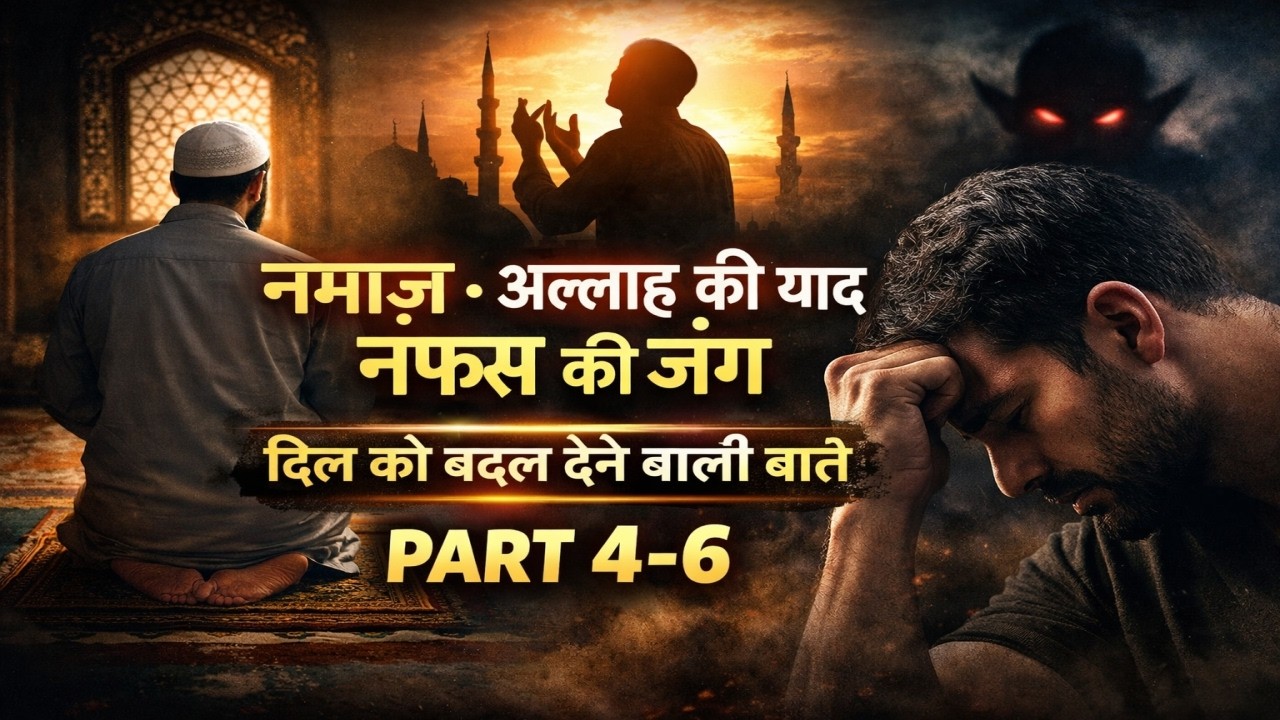 नमाज़ से नफ़्स तक | शुक्र, सब्र और ईमान की असली ताक़त | इस्लामी तालीम PART 4-6