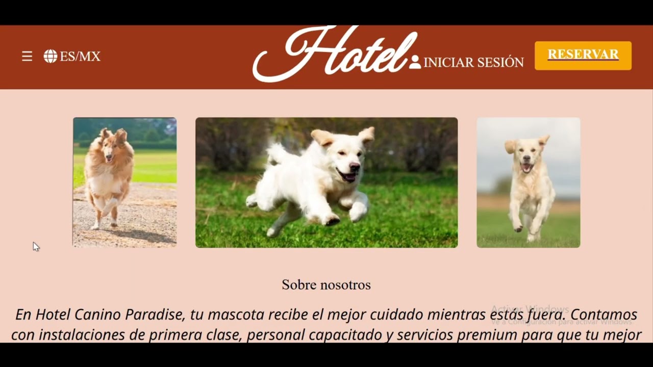 Muestra de Proyecto ADS_4BV1 Hotel de Perros