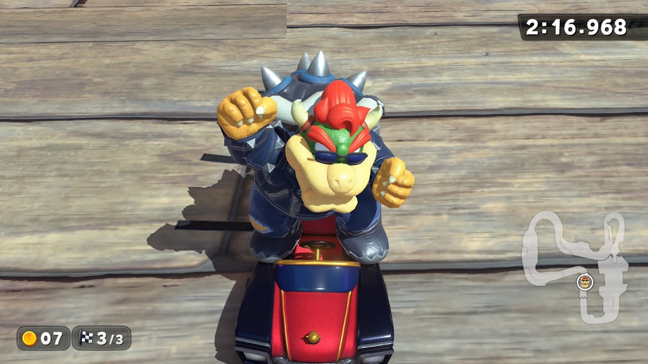 Wario Shipyard - 2:16.968 - berda 🇺🇸 (Mario Kart World world record)