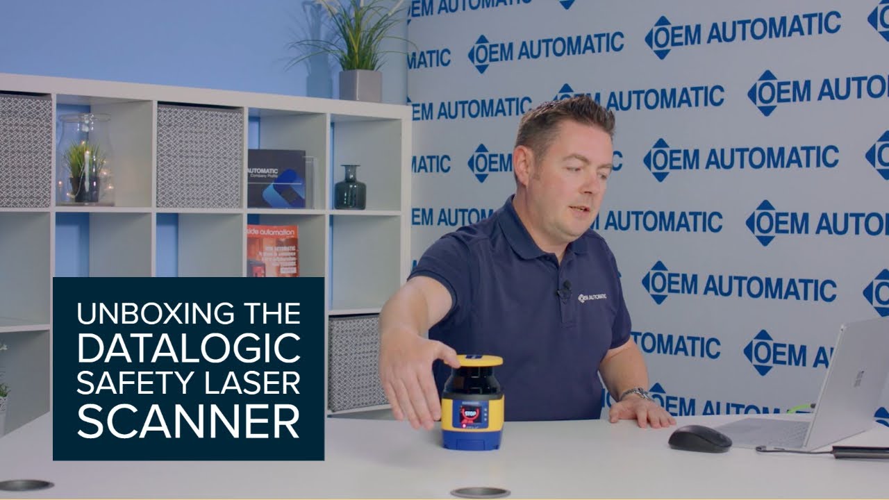 Datalogic Safety Laser Scanner (SLS) for AGV Application - Unboxing video & Demo
