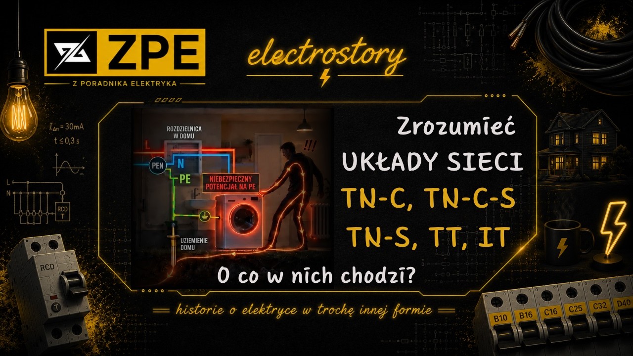 ⚡Zrozumieć układy sieci⚡Jak działa TN-C, TN-C-S, TN-S, TT oraz IT❔ | kt&oacute;ry najlepszy❔ #electrostory