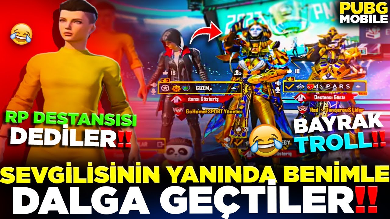 SEVGİLİSİNİN YANINDA BENİMLE DALGA GEÇTİLER 🤔 RP DESTANSISI DEDİLER 😂 SONUNDA NE OLDU! / PUBG MOBİLE