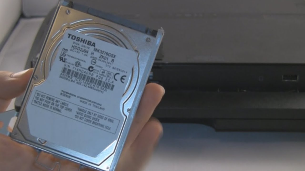 How Upgrade A PS3 Slim Hard Disk Drive