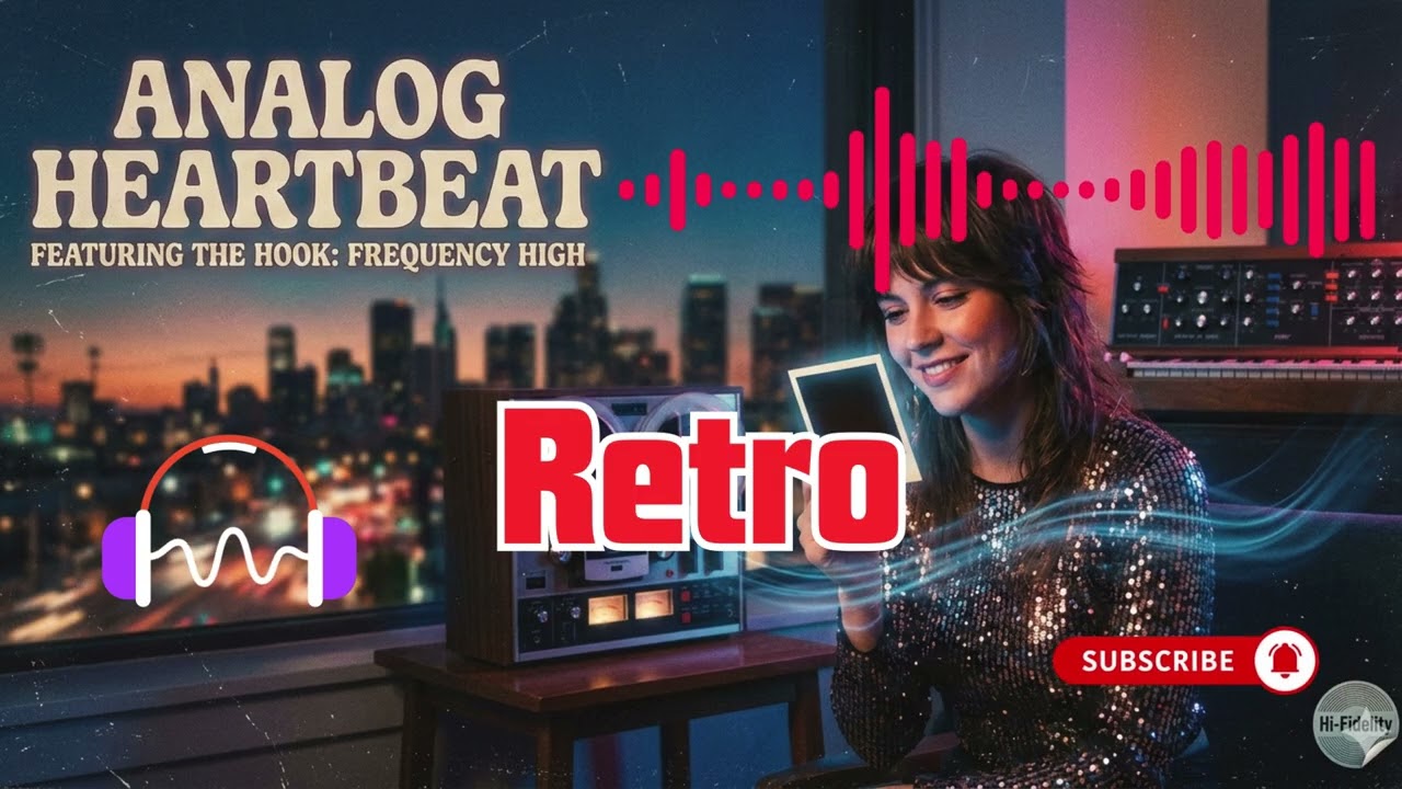 Analog Heartbeat - Retro Love Song (Official Lyric Video) | 2026 Synth-Pop Vibe