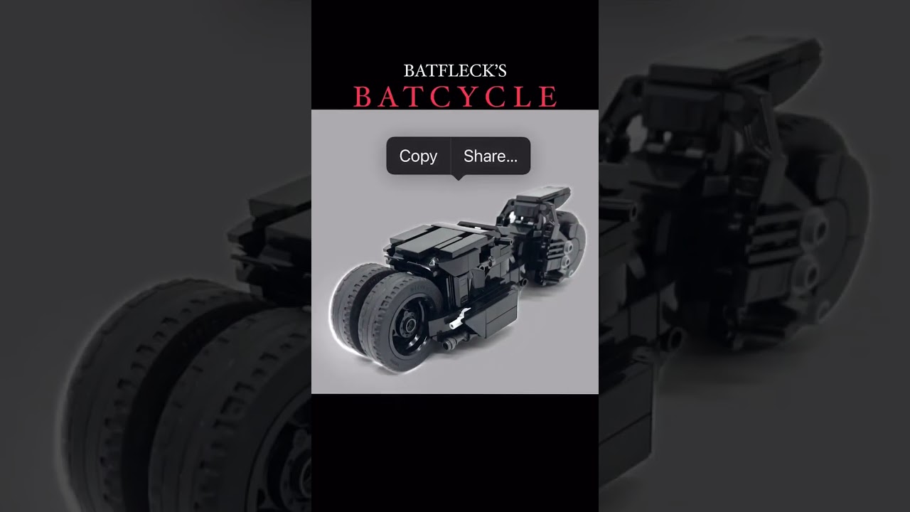 Lego Moc Batman Batcycle