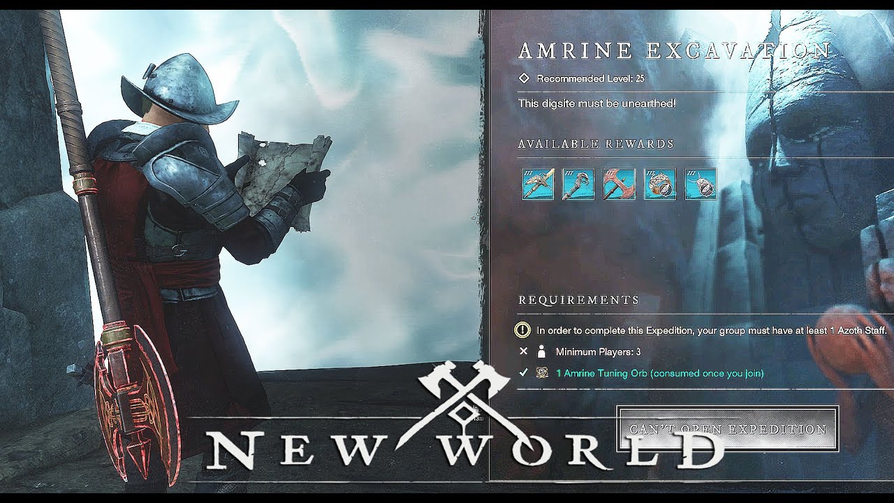 New World Amrine Expedition | Walkthrough | Amazons New World Gameplay