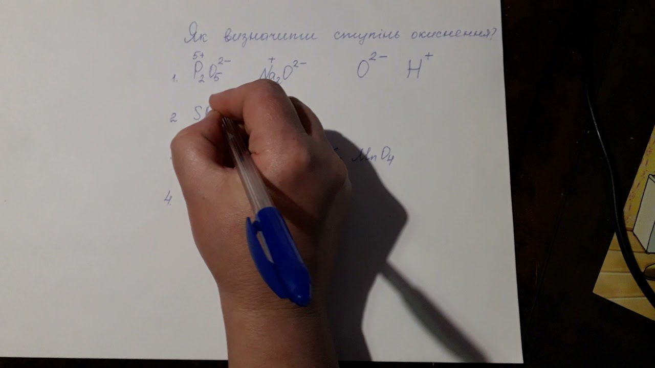 Як визначити ступінь окиснення елементів за формулою?