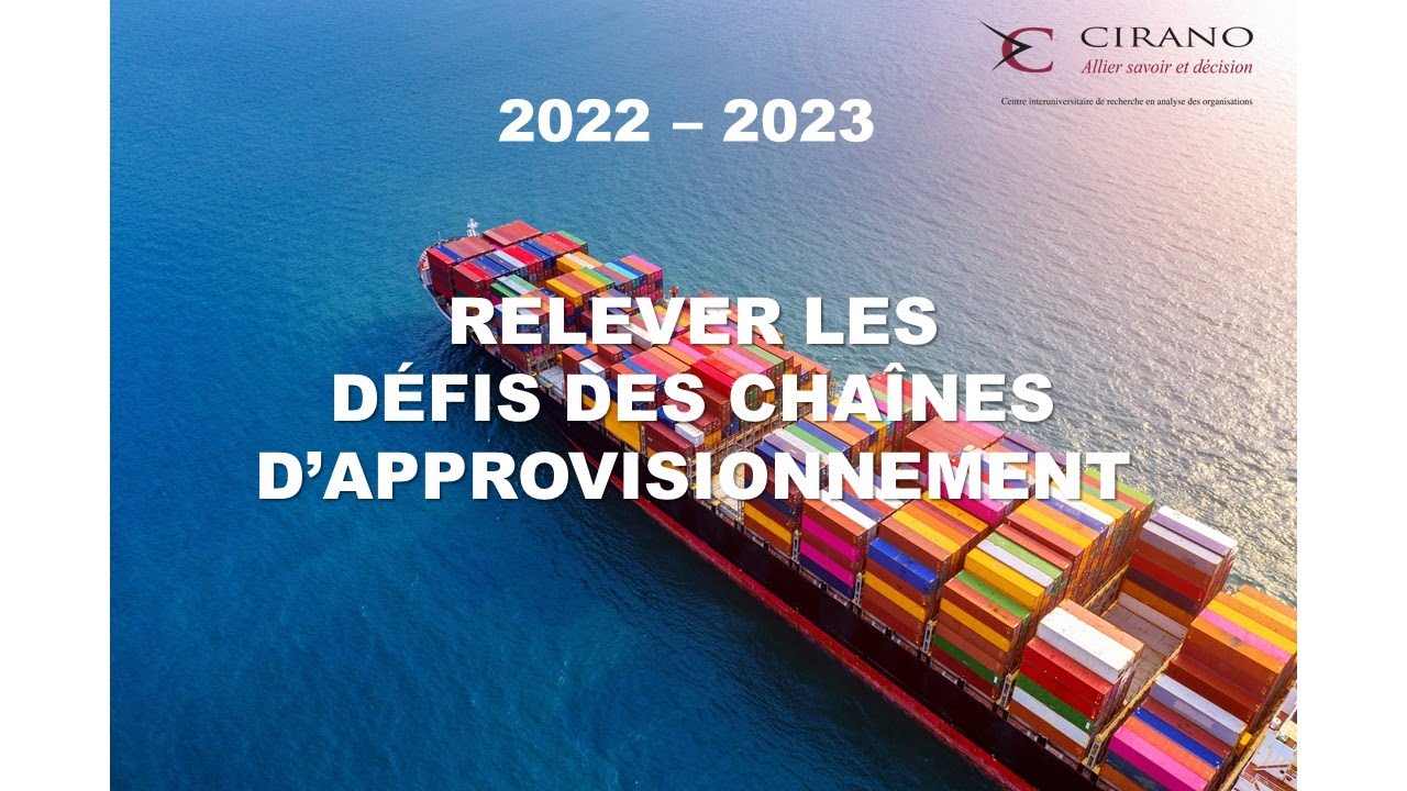 Le défis des chaînes d'approvisionnement