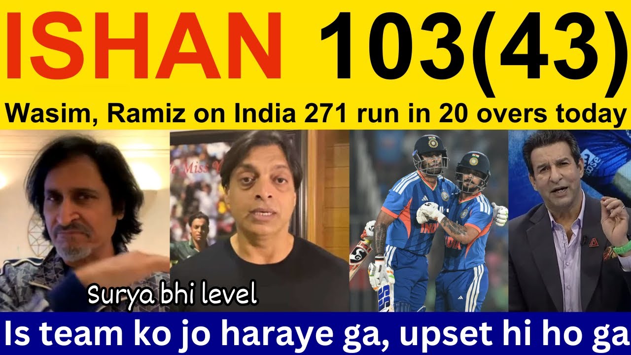 Wasim Akram Shocked 😱 On India Won | Ishan Kishan & Suryakumar Yadav | Ind Vs Nz 5th T20 Highlights