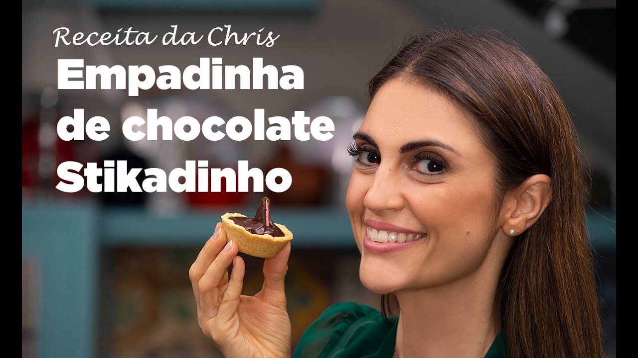 Receita fácil de empadinha de chocolate Stikadinho
