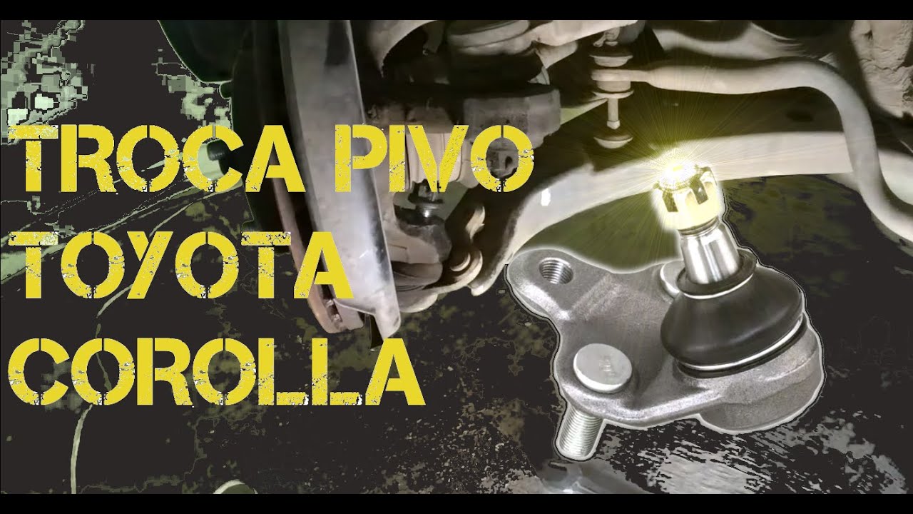 Troca do pivô da suspensão Toyota Corolla 1992 a 2009