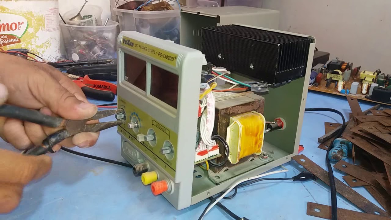 aumentando amperagem da fonte yaxun ps 1502dd+