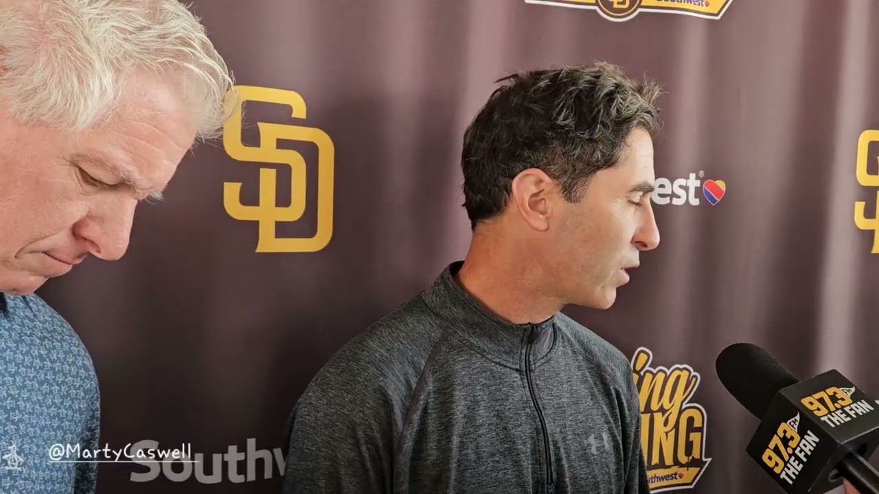 Padres GM AJ Preller on extension delay, pending ownership, team's current roster & Campusano's role