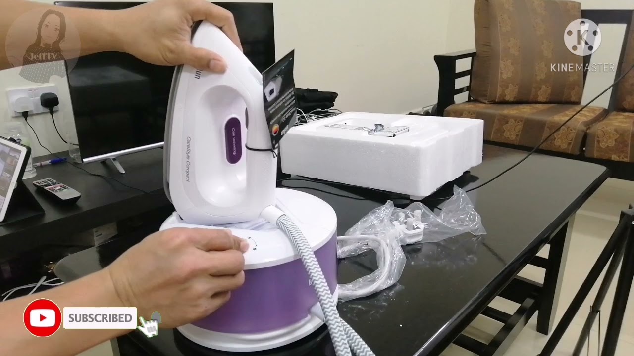 UNBOXING BRAUN STEAM GENERATOR IRON/JeffTV