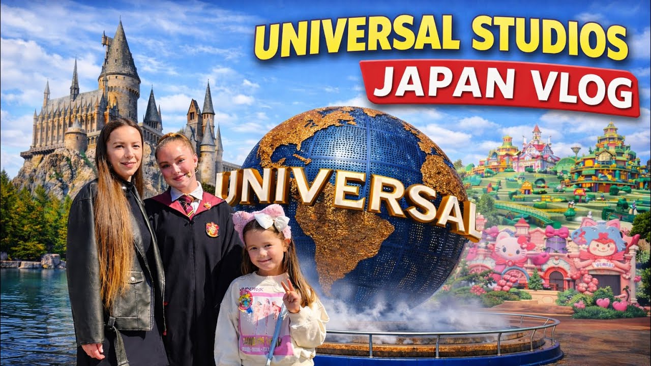 Наш день в Universal Studios Japan 🇯🇵🎢 | Гарри Поттер и Hello Kitty 🎀