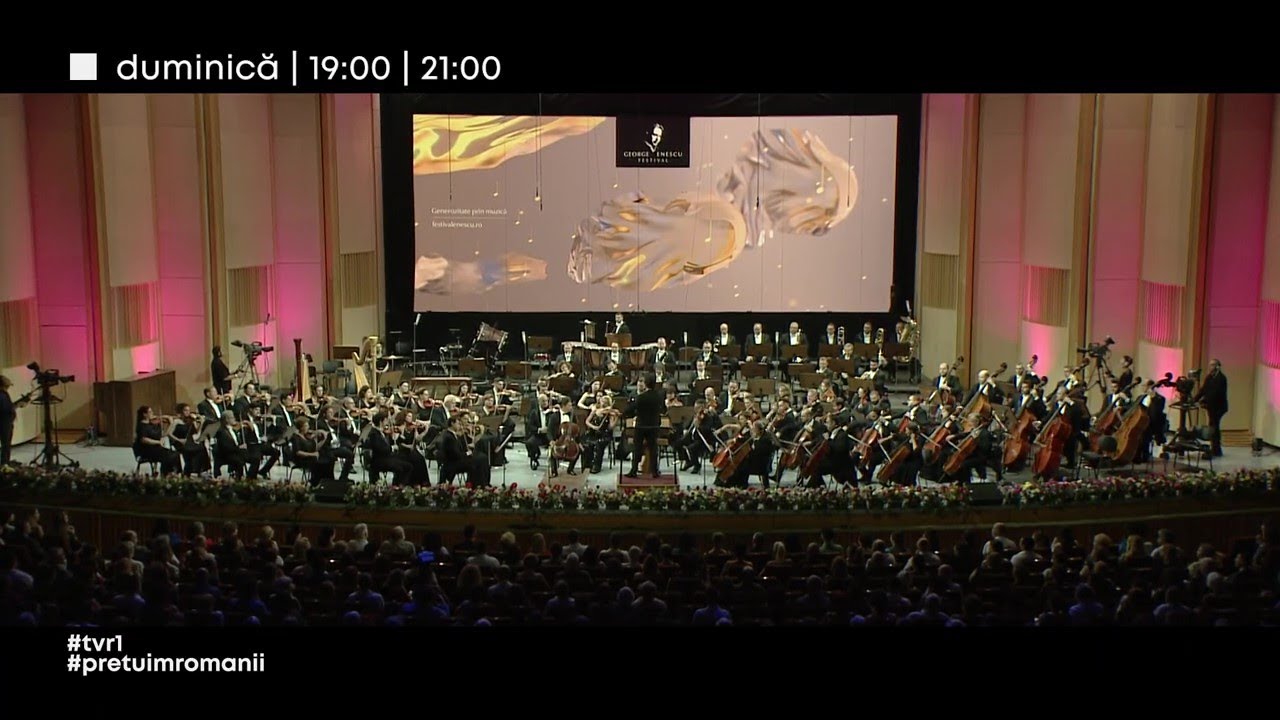 Deschiderea Festivalului Internațional George Enescu 2025, &icirc;n direct la TVR1 şi TVR Cultural