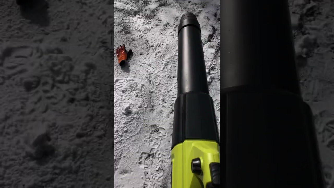 Ryobi 40 V Snowblower Vs 40 V Leafblower #airbnb