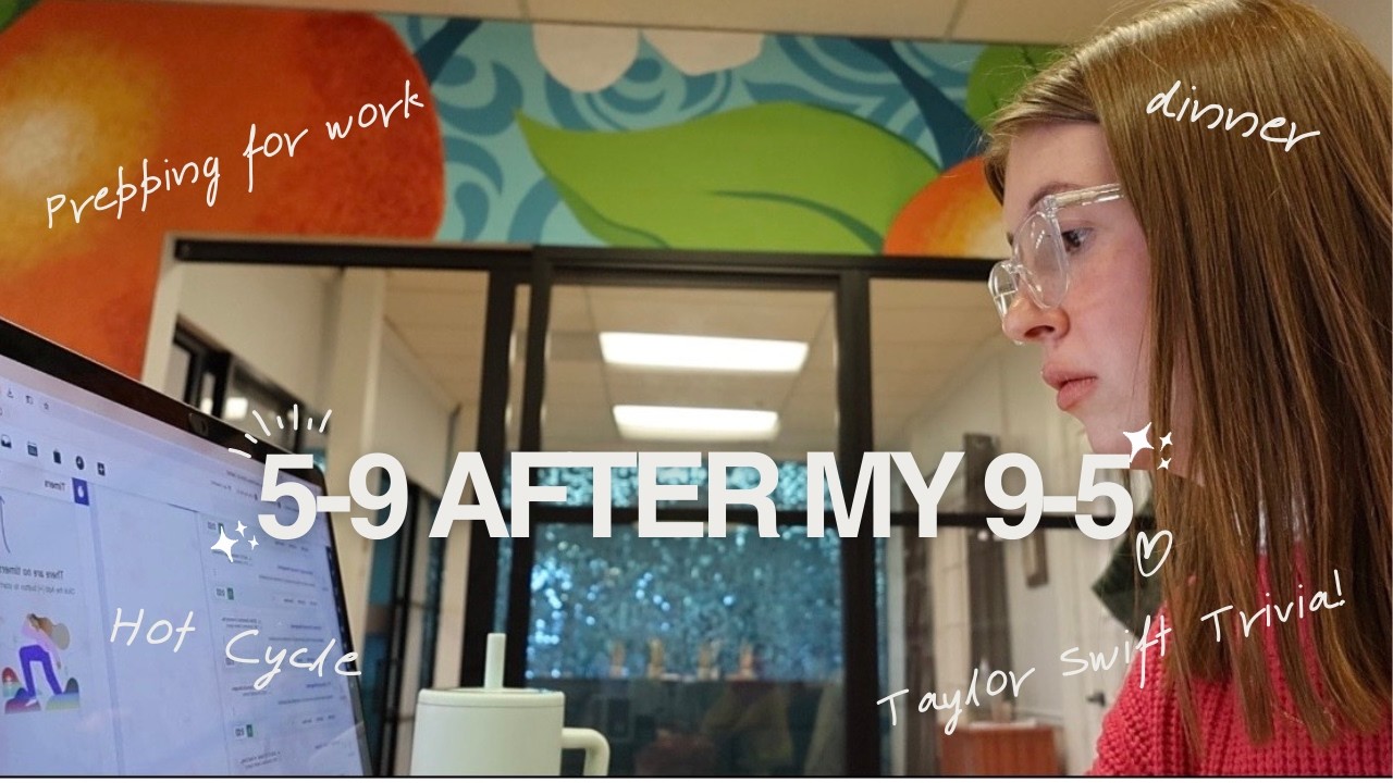 My 5-9 after my 9-5! Hot Cycle, Taylor Swift Trivia Night, bestie dinner