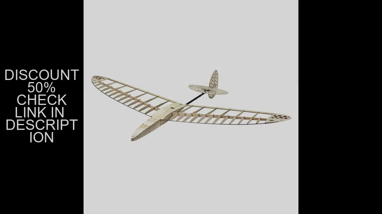 Discus Launch Glider Balsawood DLG Kit FD12 1200mm?47‘’?Wingspan Windrunner Kit Balsa Wood Model Bui