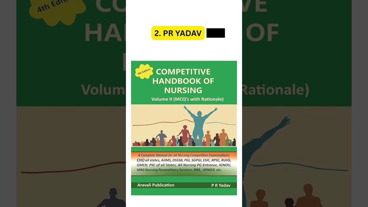 BEST BOOK FOR NURSING COMPETITIVE EXAMS #nursingofficer #norcet #trend #bscnursing #aiims #books