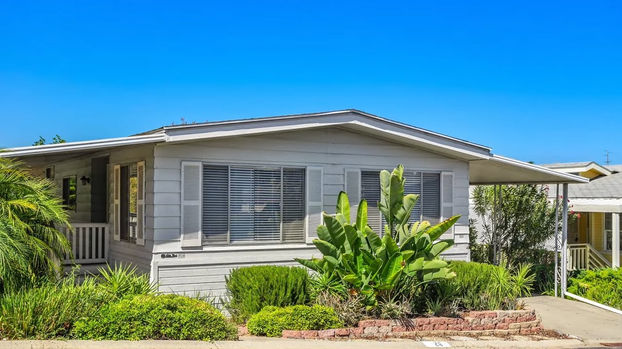 Home for Sale San Marcos CA, 55+ land owned manufactured home