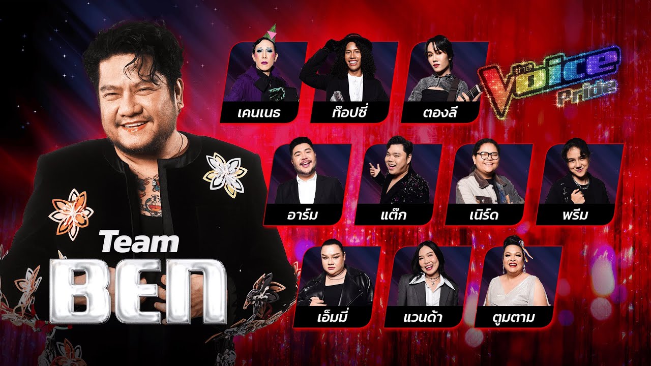 Team Ben | Blind Auditions | The Voice Pride