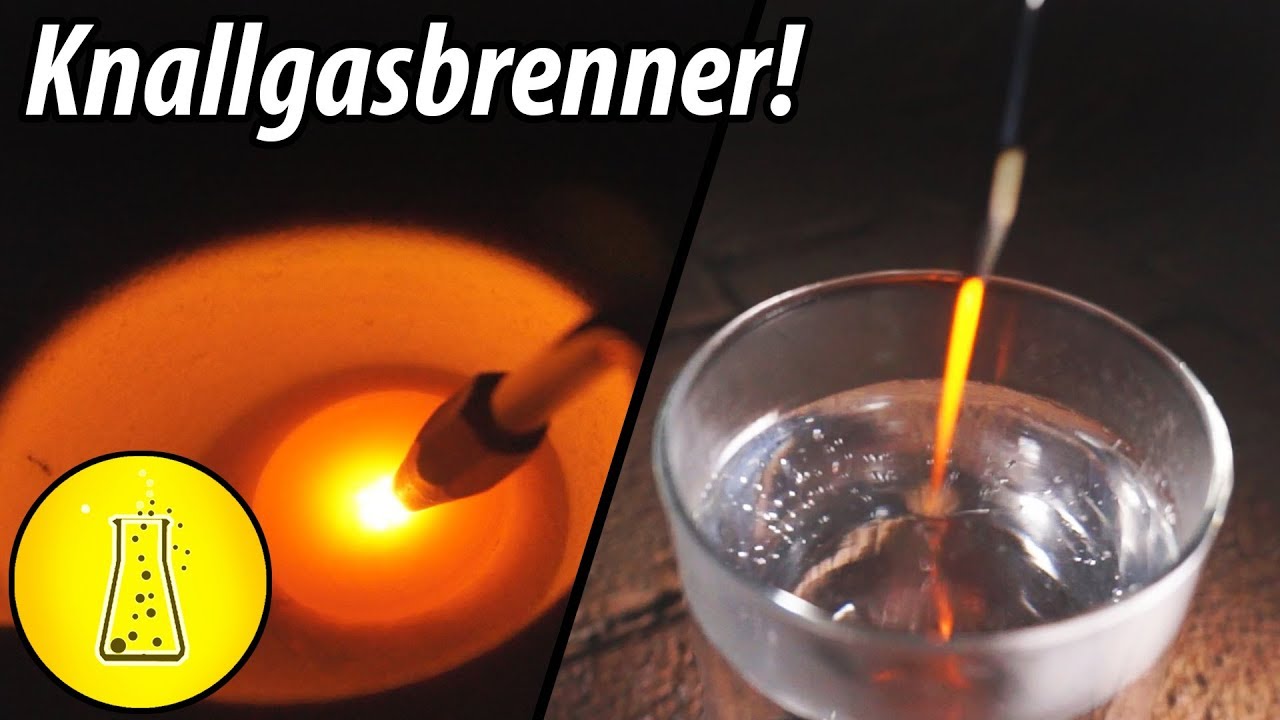 Knallgasbrenner vs. Salz, Kupfer und Wasser!