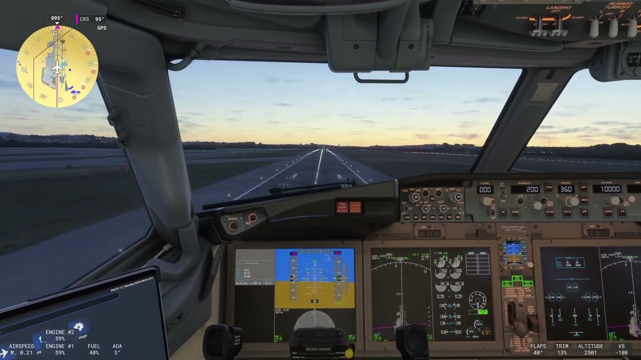 737 landing!! 