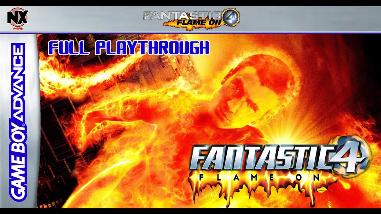 Fantastic 4 Flame On GBA Full Playthrough