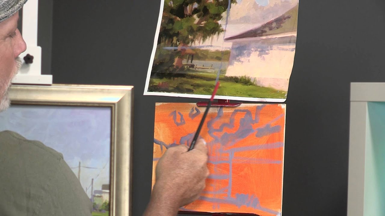 How to Copy Your Image to Your Canvas using a Grid Technique with Mike Rooney