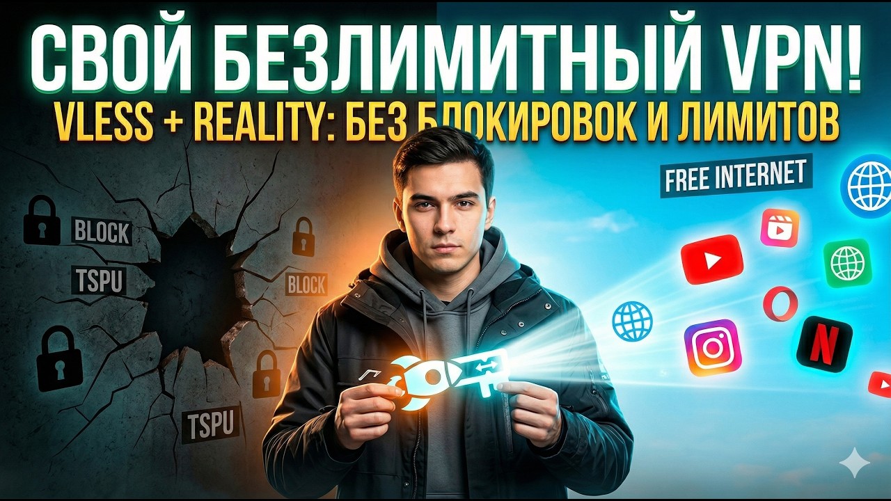 Свой VPN 2026. Как установить  на vps | Безлимитный VPN