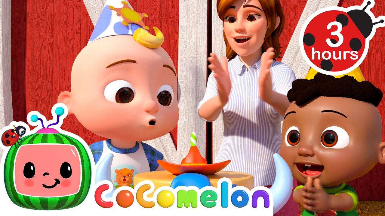 🐄JJ's Birthday on the Farm🎂+ More | CoComelon | Kids Karaoke Songs