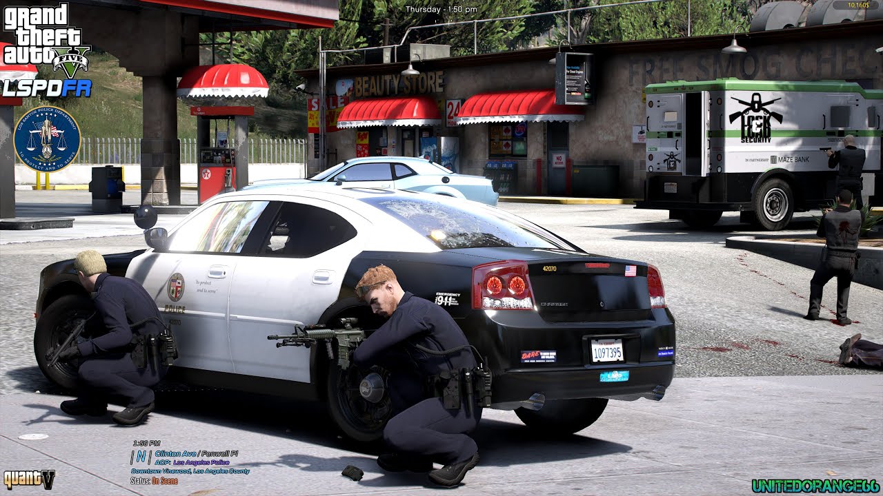 GTA V - LSPDFR 0.4.9🚔 - LSPD/LAPD - Armored Truck Robbery | Apartment Burglary | Shots Fired - 4K