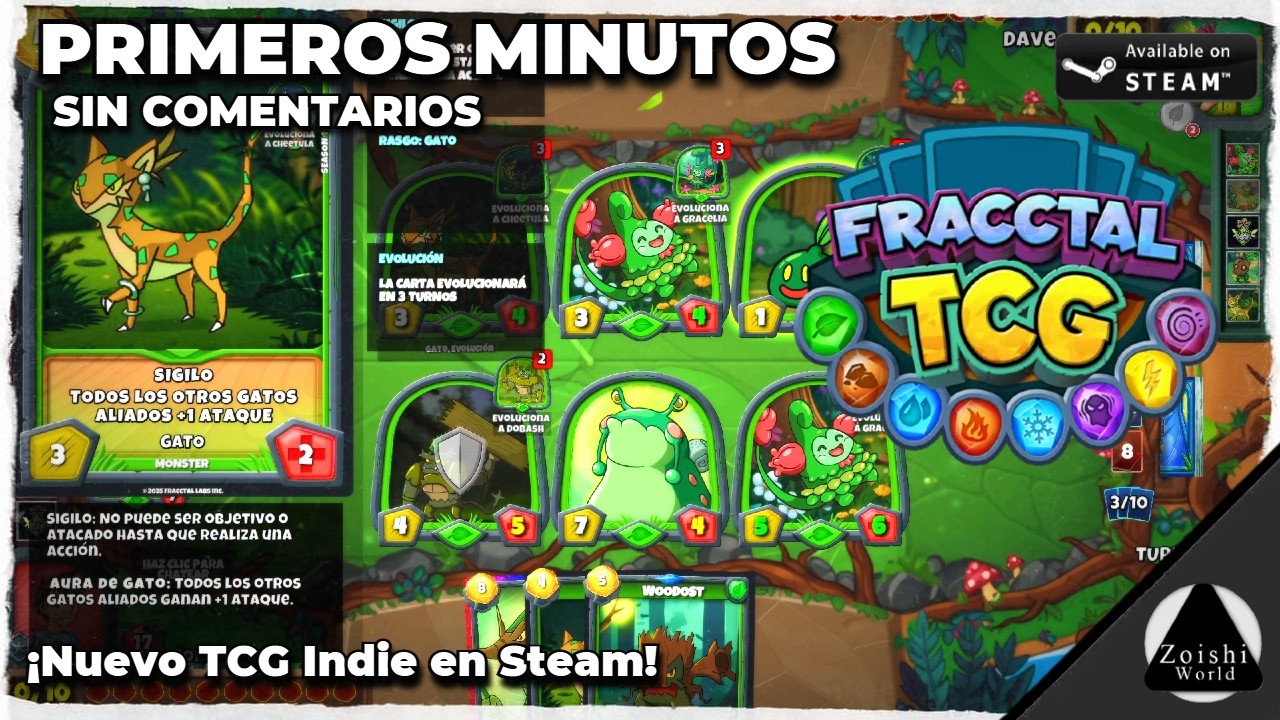 Un nuevo TCG indie y F2P disponible en Steam  | FRACCTAL TCG