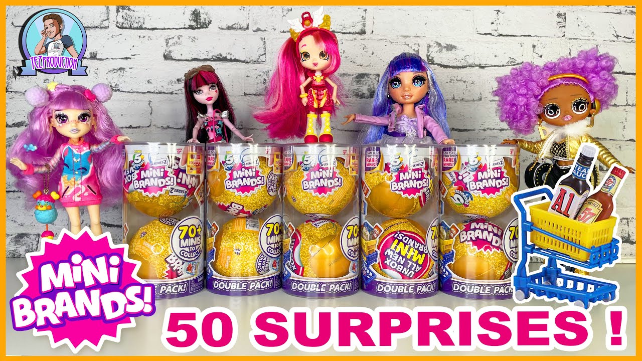 OUVERTURE 10 BOOSTERS 5 SURPRISE MINI BRANDS ! SÉRIE 2 !!!