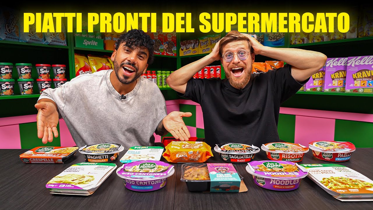 PROVIAMO TUTTI I NUOVI PIATTI PRONTI DEL SUPERMERCATO - NON CI CREDO ABBIAMO TROVATO LA CARBONARA! 