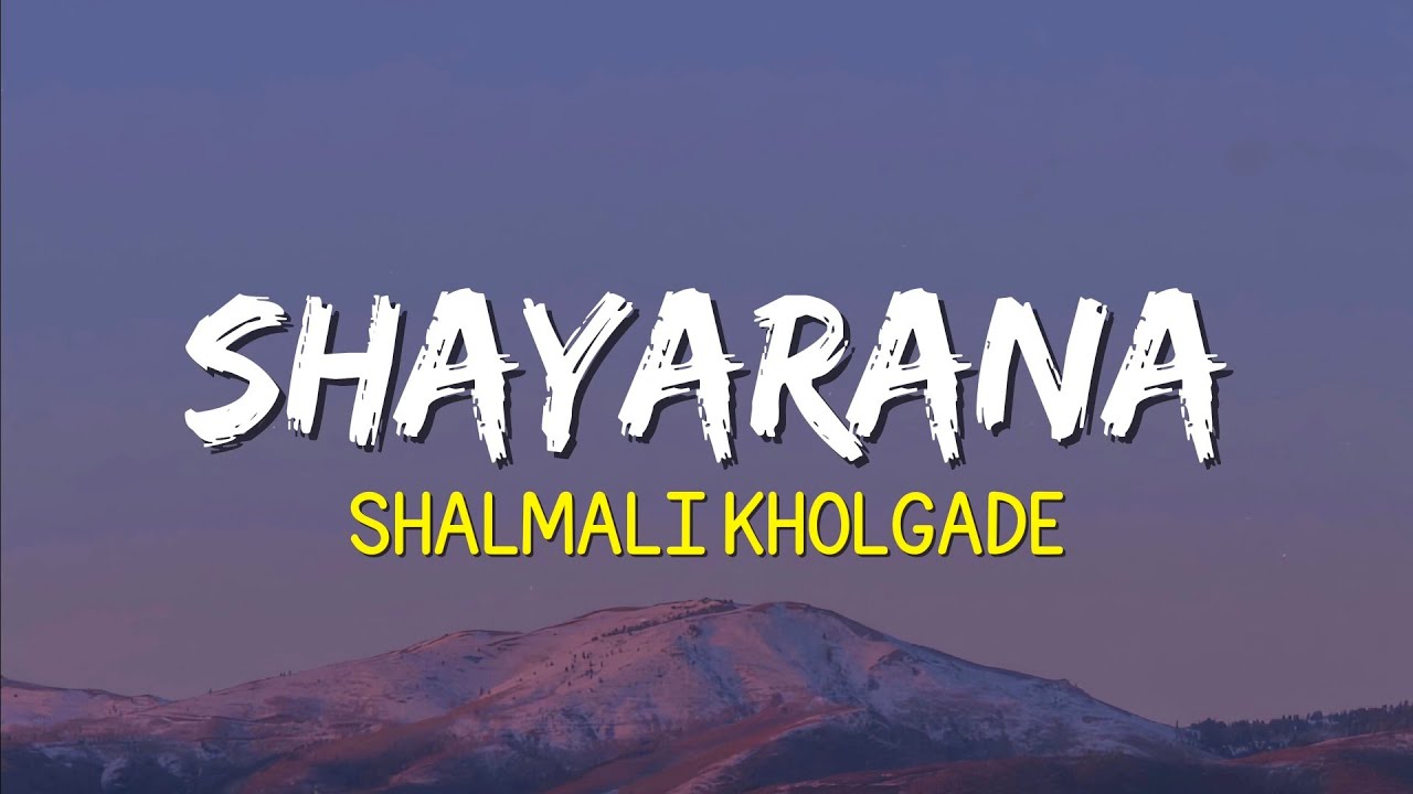 Shayarana - Shalmali Kholgade | (Lyrics) | Parineeti Chopra,Aditya Roy Kapoor | Daawat-e-Ishq (2014)