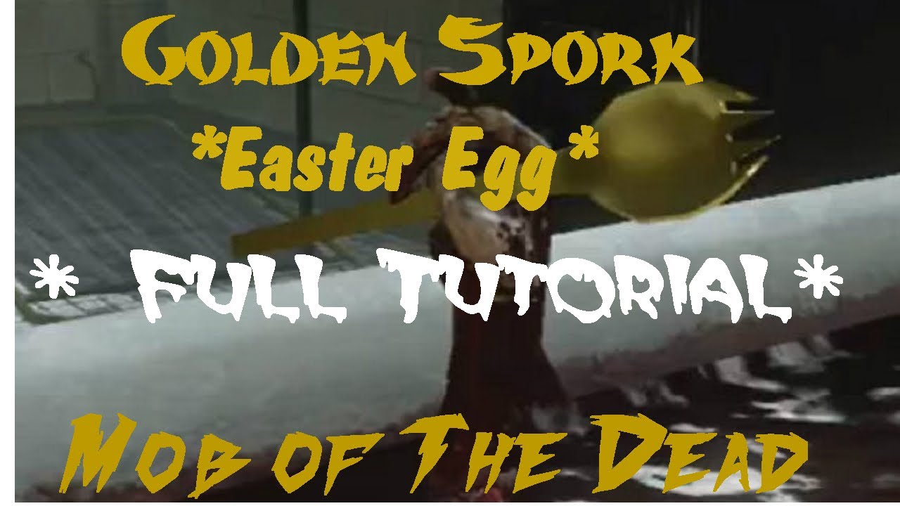 Black Ops 2 MOTD Zombies: Golden Spork *Easter Egg* [FULL TUTORIAL]